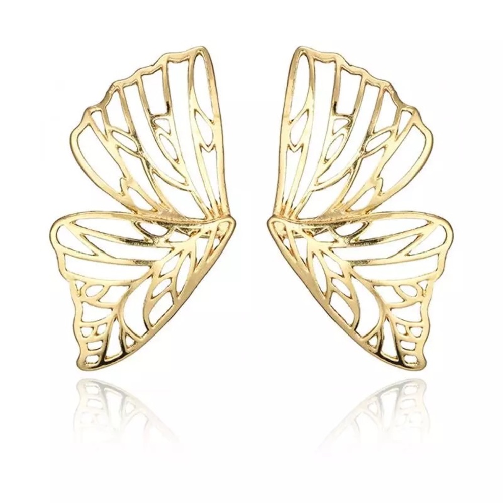 Butterfly Drop Earring - Picture 3 of 3
